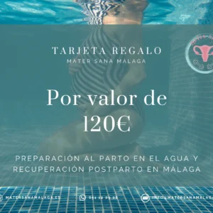 Tarjeta Regalo - Bono de 5 clases de Preparación al Parto en el Agua
